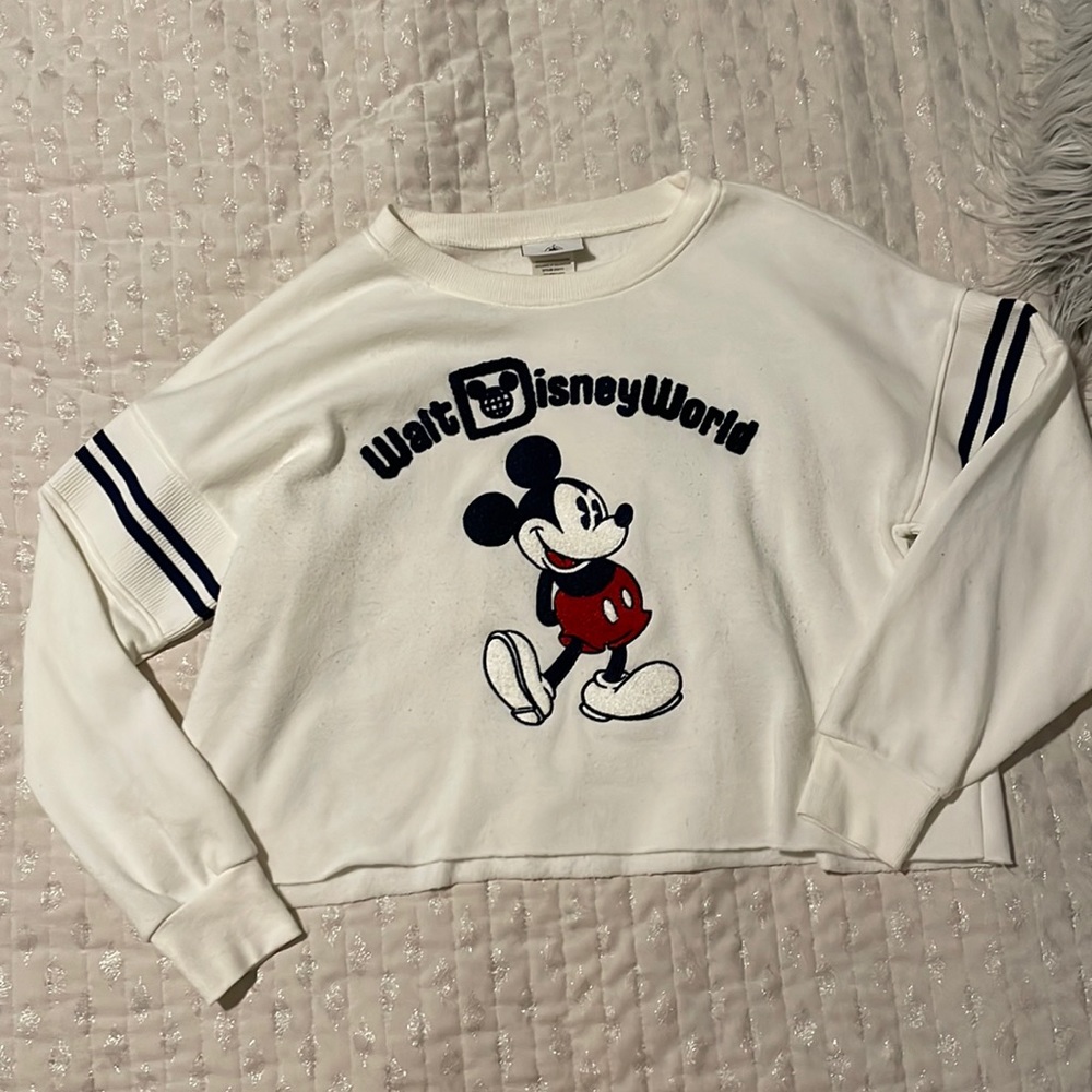Disney cropped sweatshirt